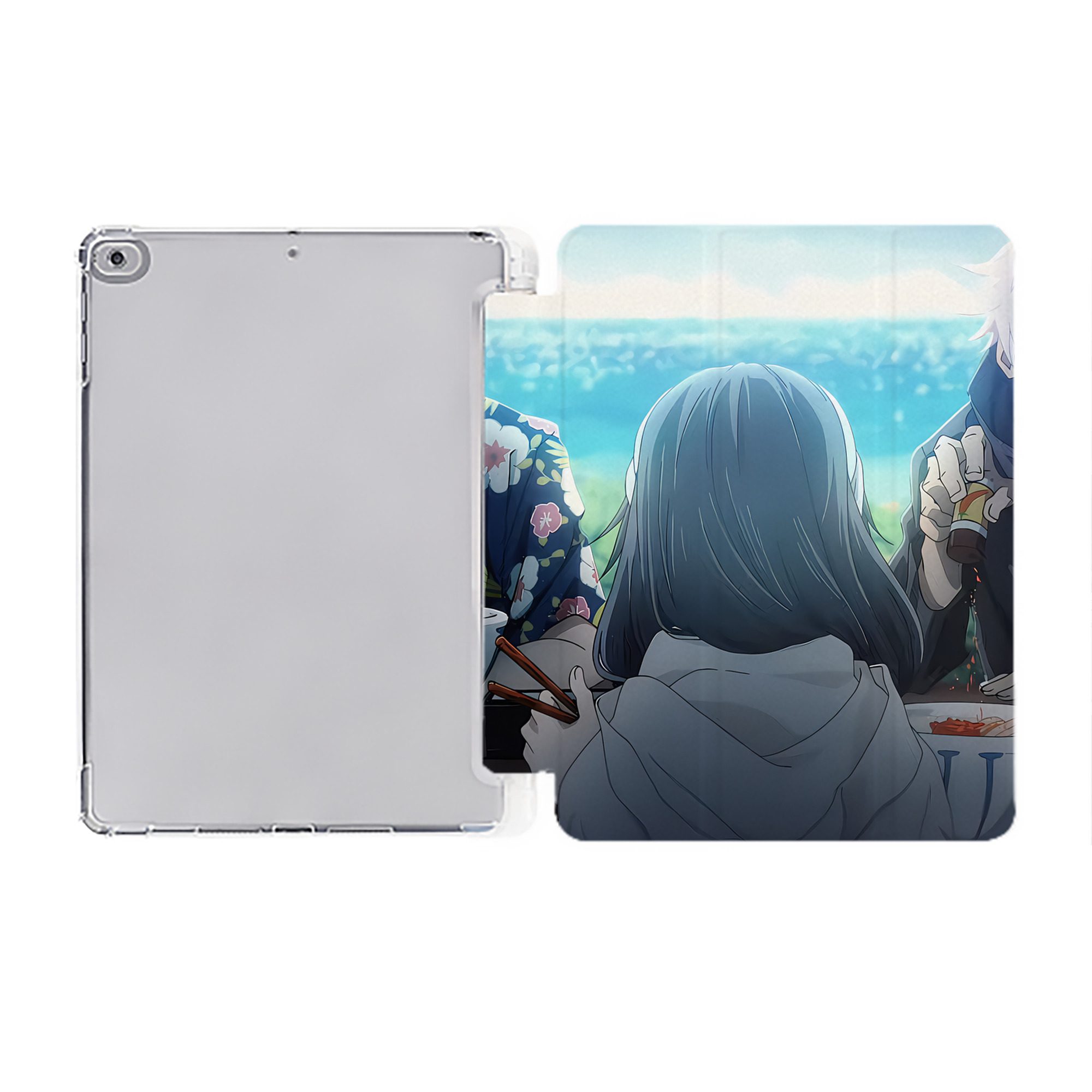 （画像用） SPY×FAMILY间谍家家酒 IPad ケース ペン収納付き 三つ折りスタンド PUレザー×シリコン 対応機種9.5/10.5/10.9インチ